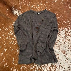 Waffle long sleeve shirt